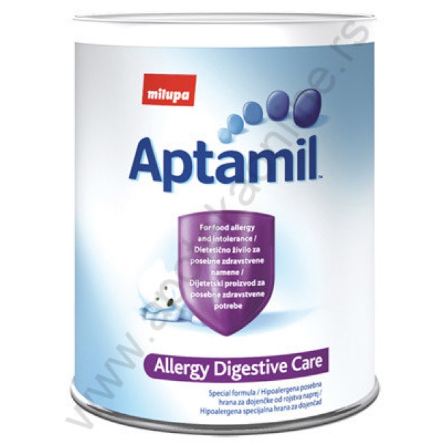MILUPA MLEKO APTAMIL ALLERGY DIGESTIVE CARE 400g - Online Apoteka MILUPA MLEKO APTAMIL ALLERGY DIGESTIVE CARE 400g